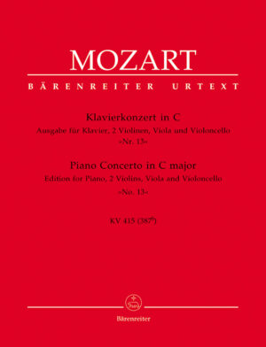 Piano Concerto No. 13 in C major K. 415