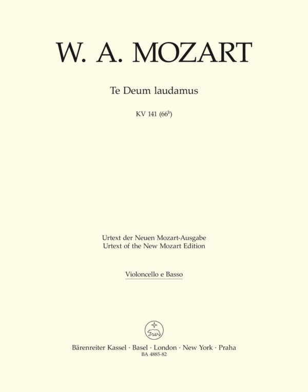Te Deum Laudamus In C K.141