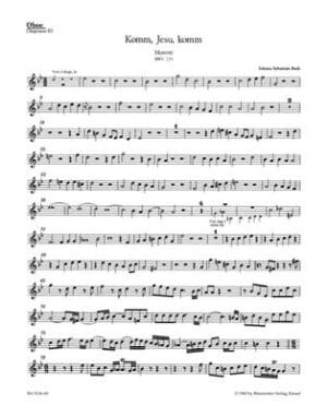 Motet No.5 Komm, Jesu, komm BWV 230