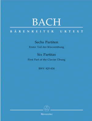 Six Partitas Urtext Bwv 825-830