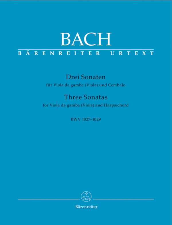 Three Sonatas For Viola Da Gamba And Harpsichord