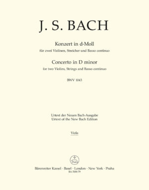 Double Concerto For Two Violins In D Minor
