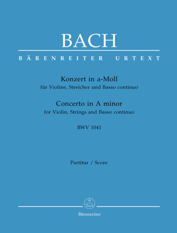 Violin Concerto In A Minor BWV 1041