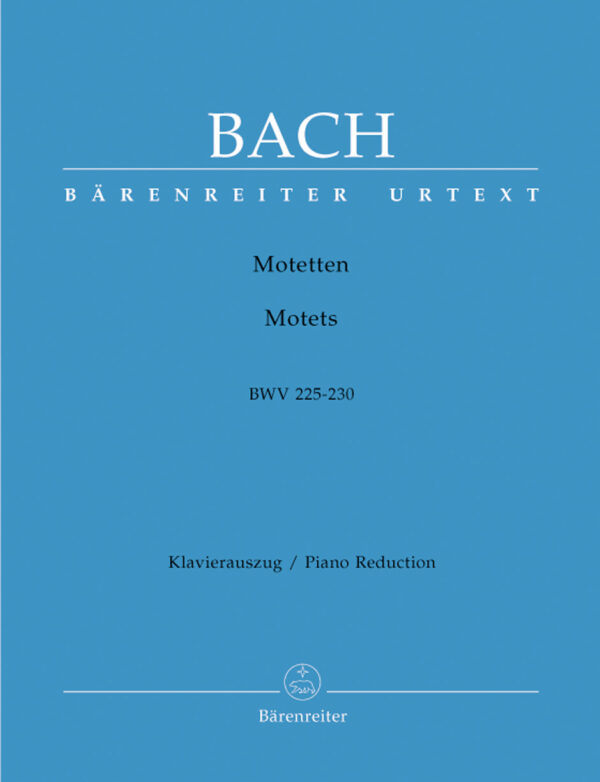 Motets BWV 225-230 (Piano Reduction)