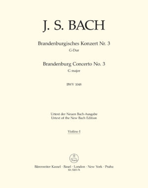 Brandenburg Concerto No.3 In G Major BWV 1048 (Violin I)