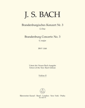 Brandenburg Concerto No.3 In G Major BWV 1048 (Violin II)