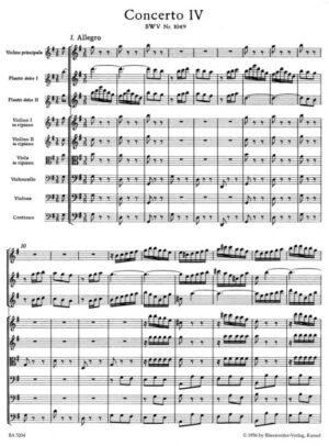Brandenburg Concerto No.4 In G Major BWV 1049