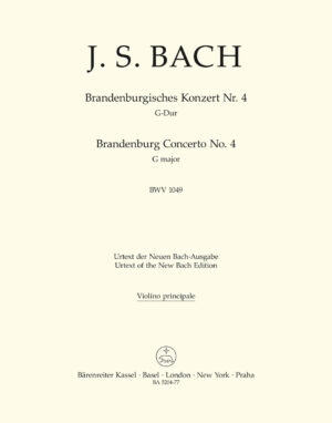 Brandenburg Concerto No.4 In G, BWV 1049