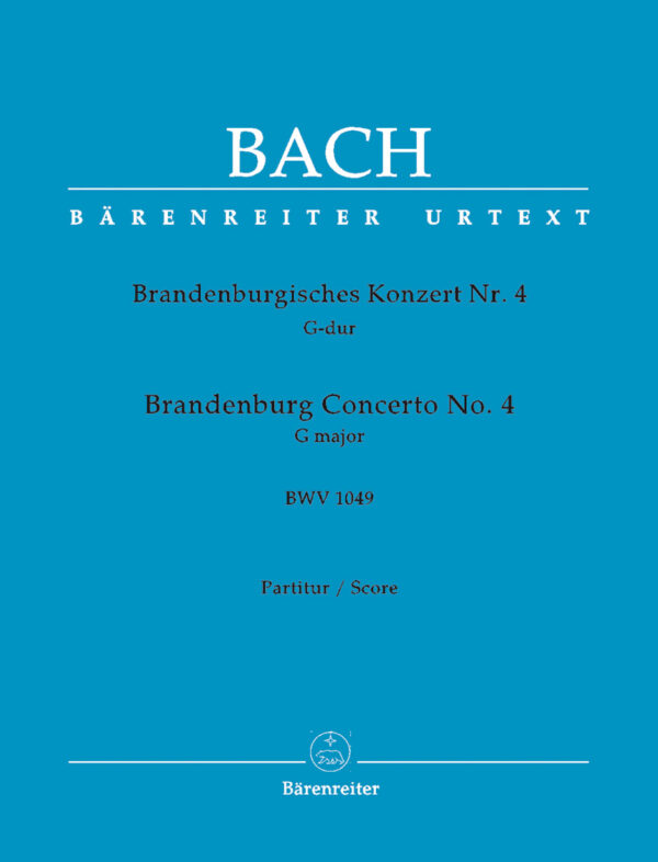 Brandenburg Concerto No.4 In G, BWV 1049