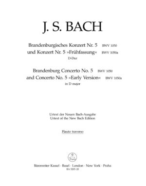 Brandenburg Concerto No.5 In D Major BWV 1050
