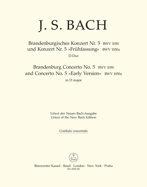 Brandenburg Concerto No.5 In D Major BWV 1050