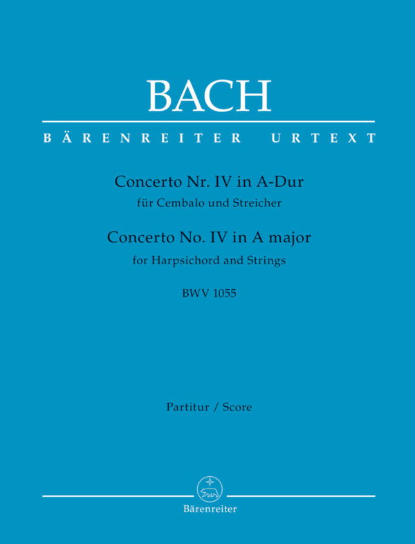 Concerto for Keyboard No.4 in A major BWV 1055
