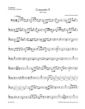 Concerto For Harpsichord No.5 In F Minor