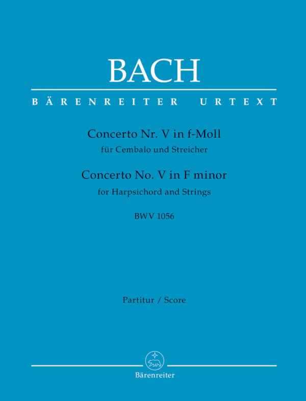 Concerto For Harpsichord No.5 In F Minor