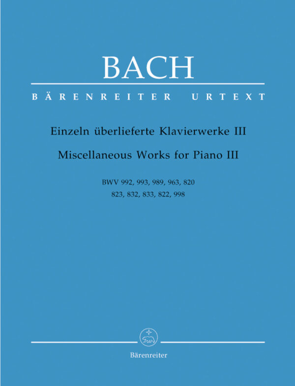 Miscellaneous Works for Piano - Volume III
