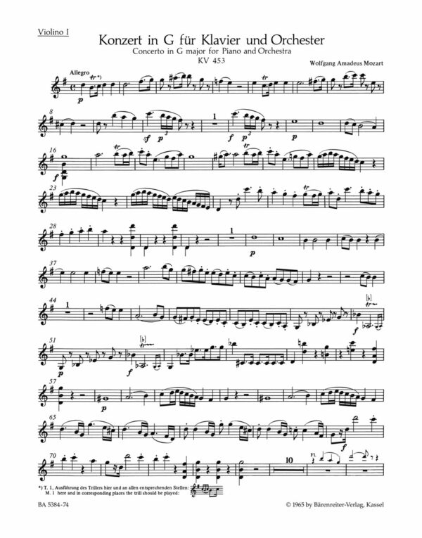 Piano Concerto No.17 In G K.453