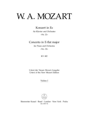 Piano Concerto No.22 In E-Flat K.482