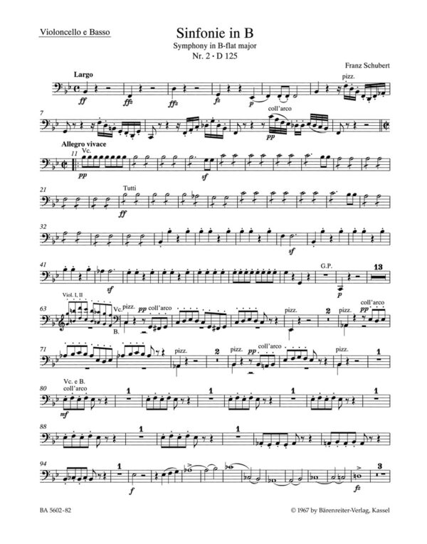 Symphony No.2 In B-Flat - D 125