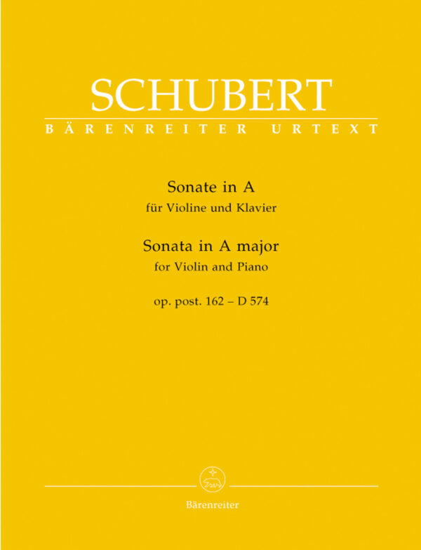 Sonata for in A major op. post.162 D 574