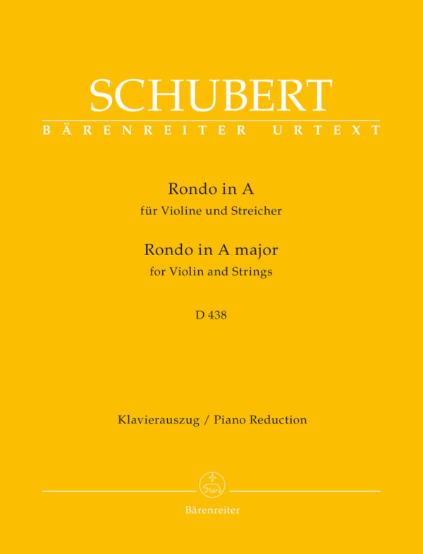 Rondo For Violin And Strings In A D.438