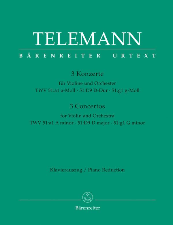 Three Concertos For Violin