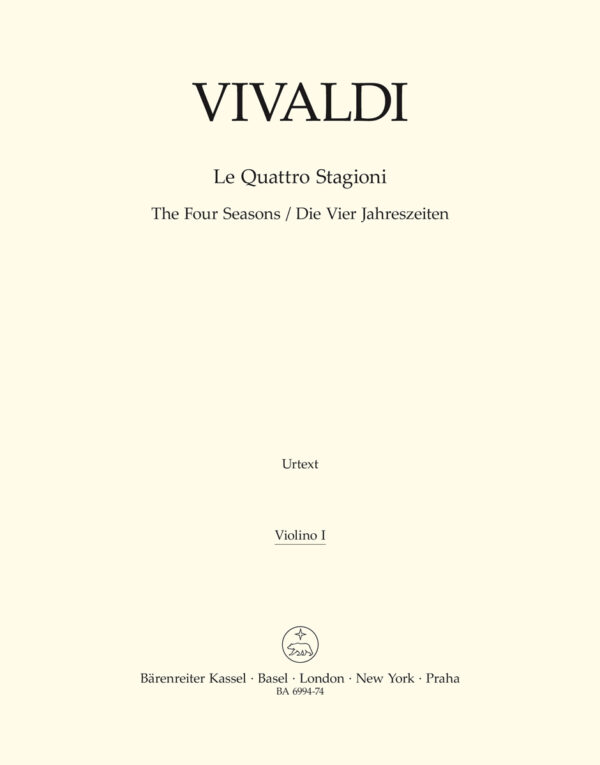 The Four Seasons (Violin I)