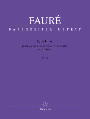 Piano Quartet No. 1 in C minor, Op.15