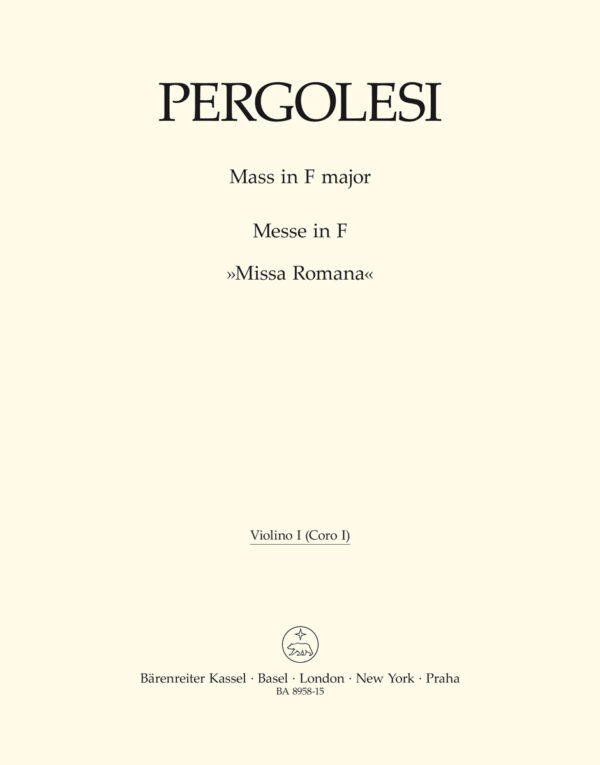 Mass in F major - Missa Romana