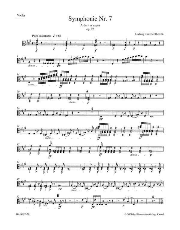 Symphony No.7 In A Major Op.92