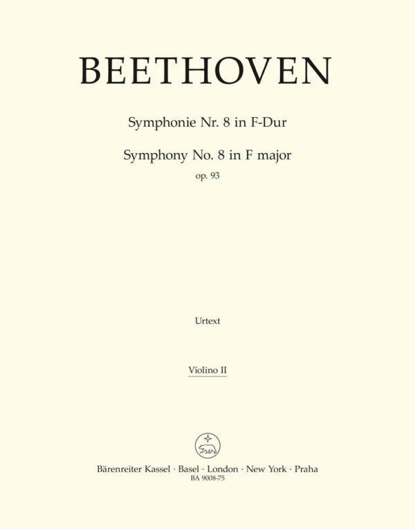 Symphony No.8 In F Major Op.93