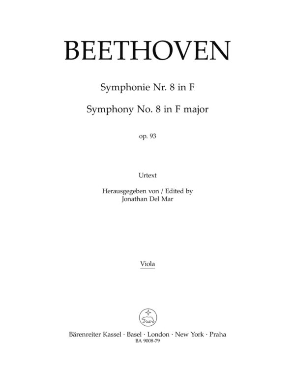 Symphony No.8 In F Major Op.93