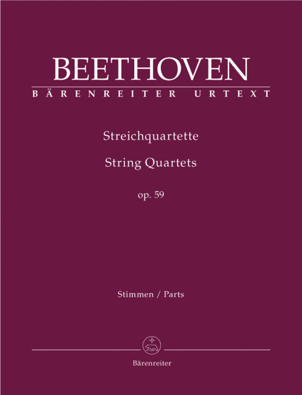String Quartets Op. 59 Parts