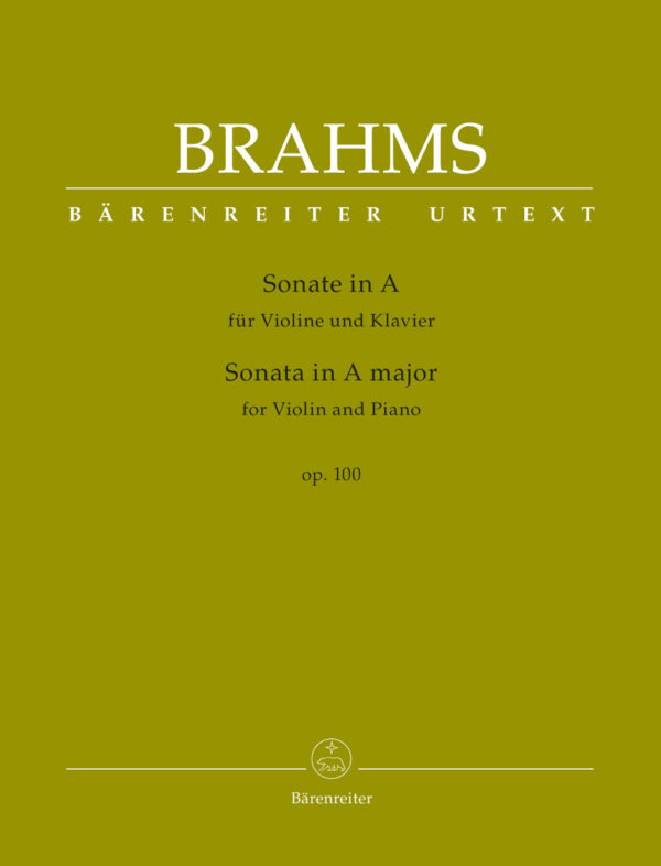 Sonata in A major for Violin and Piano op. 100