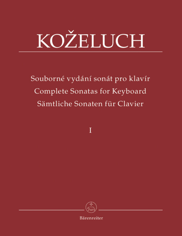 Samtliche Sonaten fur Clavier I