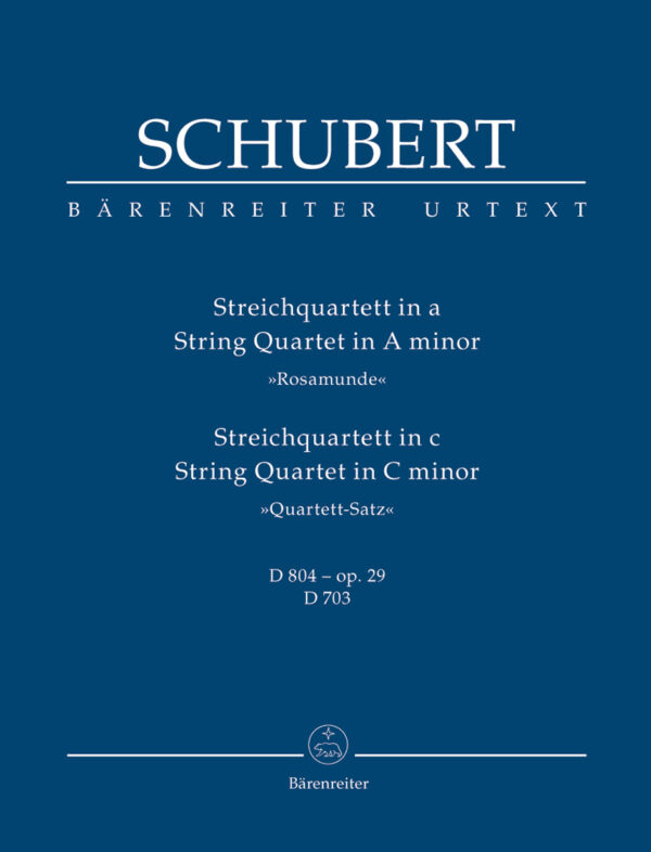 String Quartet A Minor D 804 Op. 29 'Rosamunde'