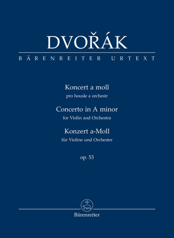 Violin Concerto In A minor Op.53 (Study Score)
