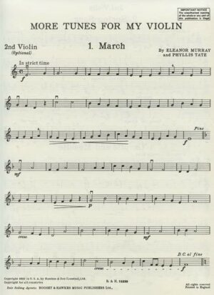 More Tunes for my Violin