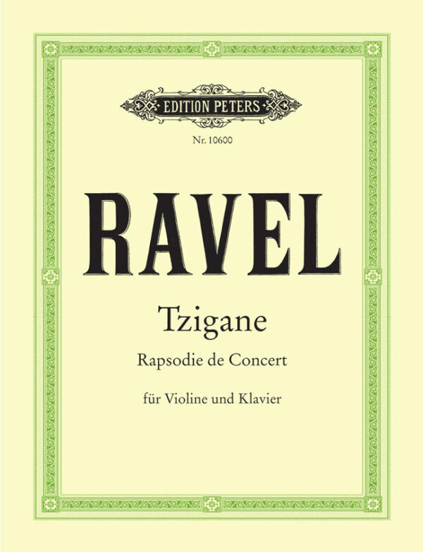 Tzigane - Rapsodie De Concert