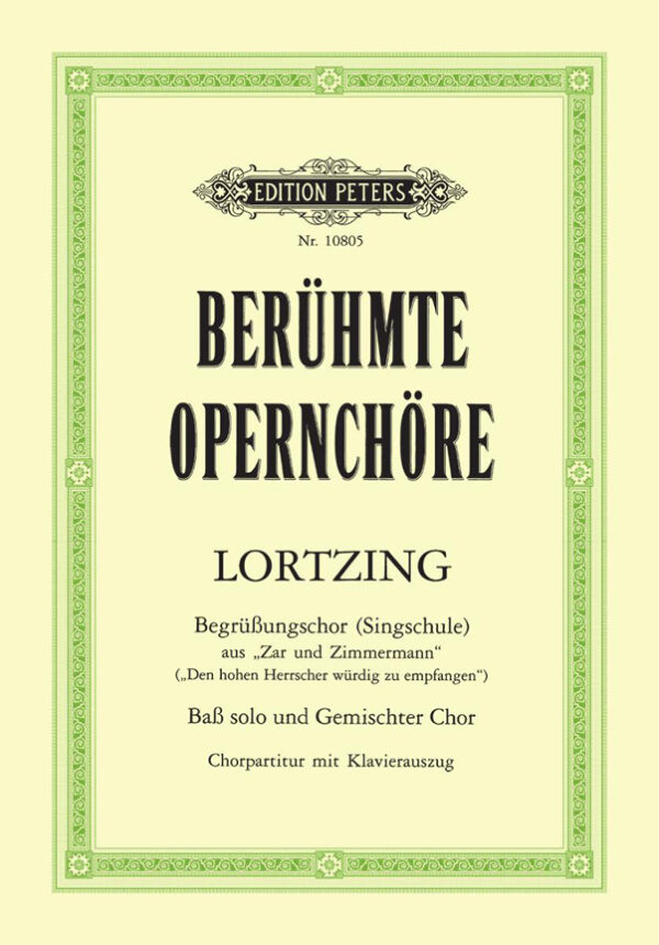 Cantata Chorus from Zar und Zimmermann