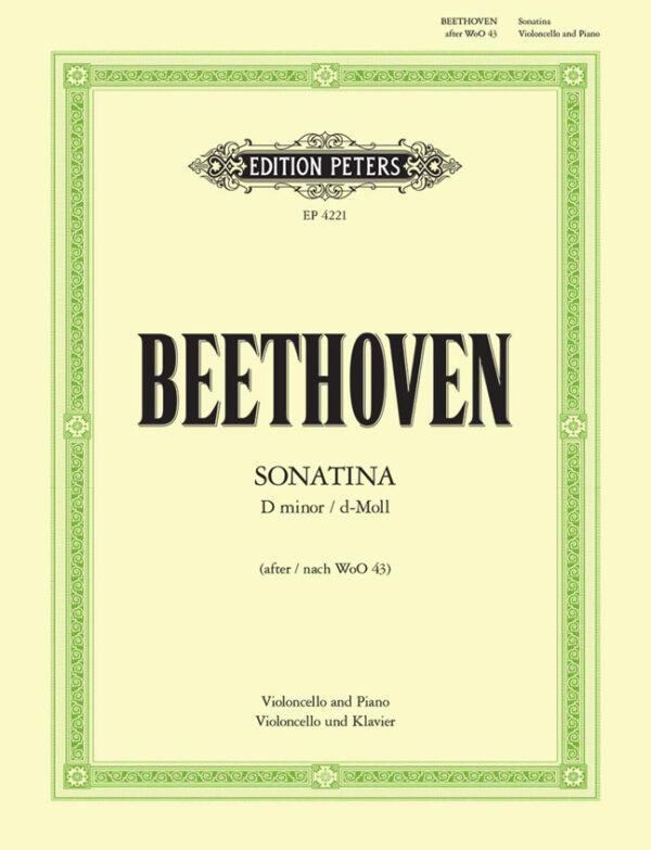 Sonatina In D Minor After WoO 43