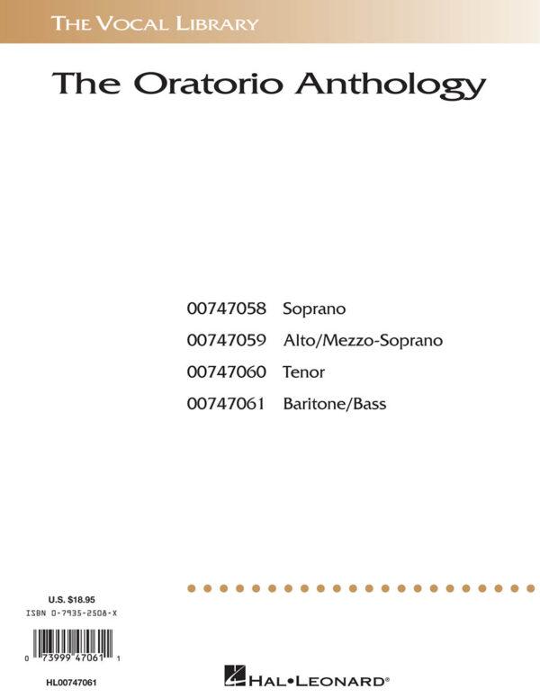 The Oratorio Anthology