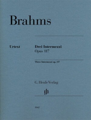 Three Intermezzi op. 117 - Brahms