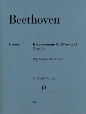 Piano Sonata no. 27 in e minor op. 90 - Beethoven