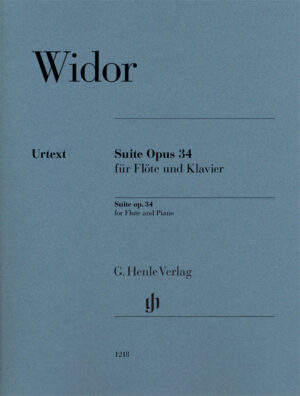 Suite Opus 34 für Flöte und Klavier - Widor