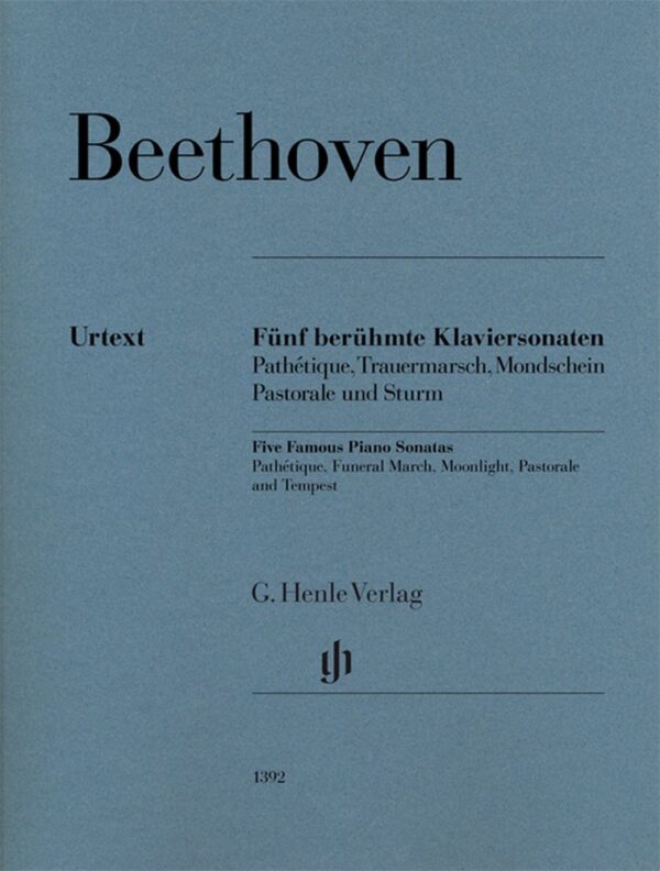 Five Famous Piano Sonatas - Beethoven