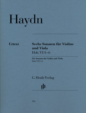 Six Sonatas for Violin and Viola Hob. VI:1–6 - Haydn