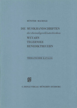 Catalogues of Music Collections in Bavaria
