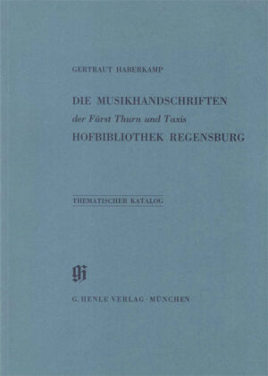 Catalogues of Music Collections in Bavaria