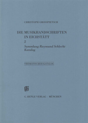 Catalogues of Music Collections in Bavaria