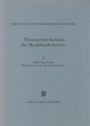 Catalogues of Music Collections in Bavaria